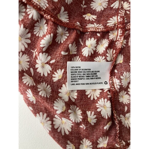 Nevena RAE women’s dress Floral 2X Sleeveless Smocked Waist Layered Pullover - Picture 8 of 15